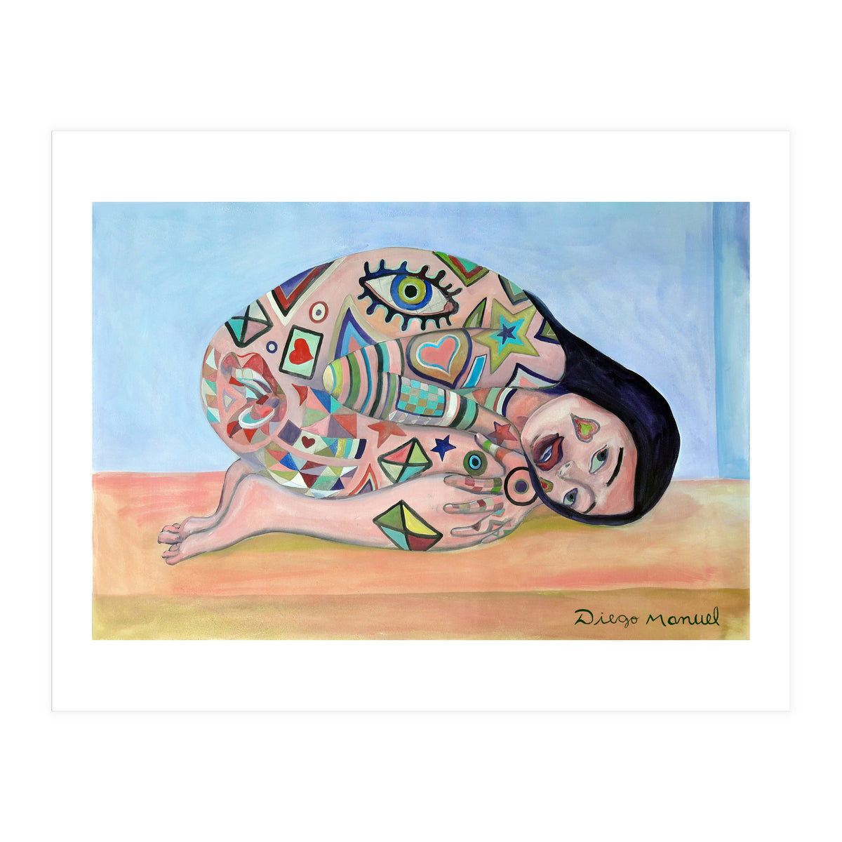 Chica Tatuada B (Print Only)