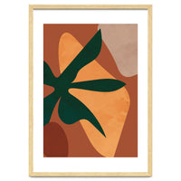 Abstract Bohemian Terracotta Plant