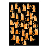 Ginger Cats Dark (Print Only) thumbnail