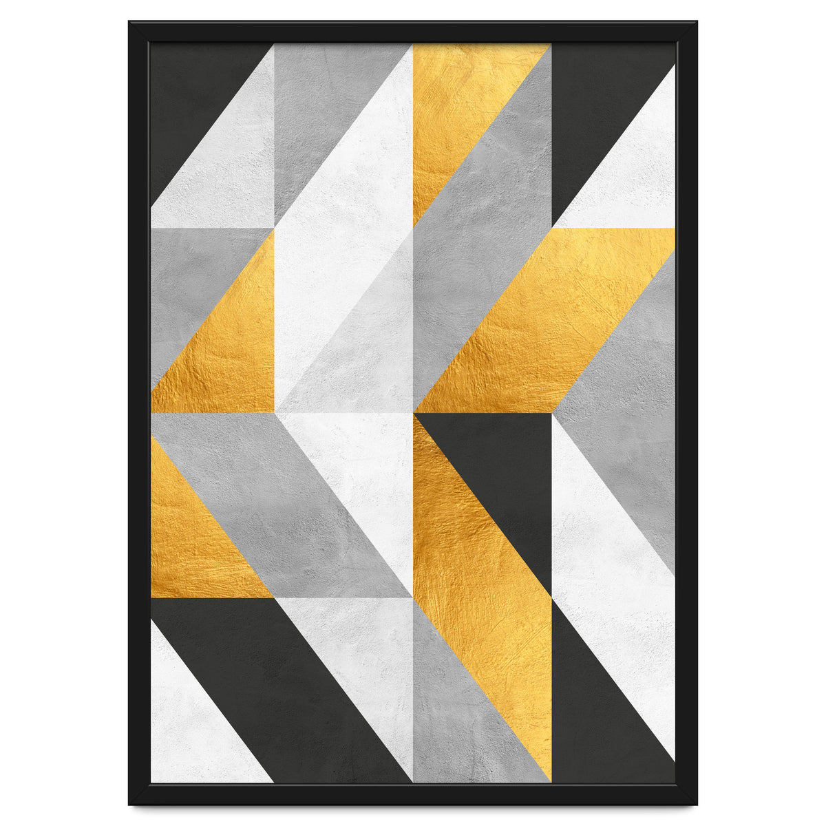 Gray and Gold Composition I