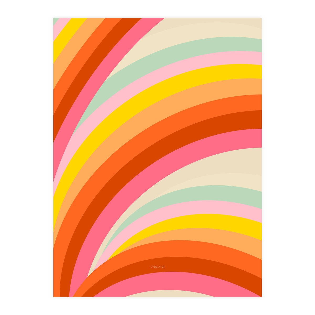 Happy Color Sunlights  (Print Only)