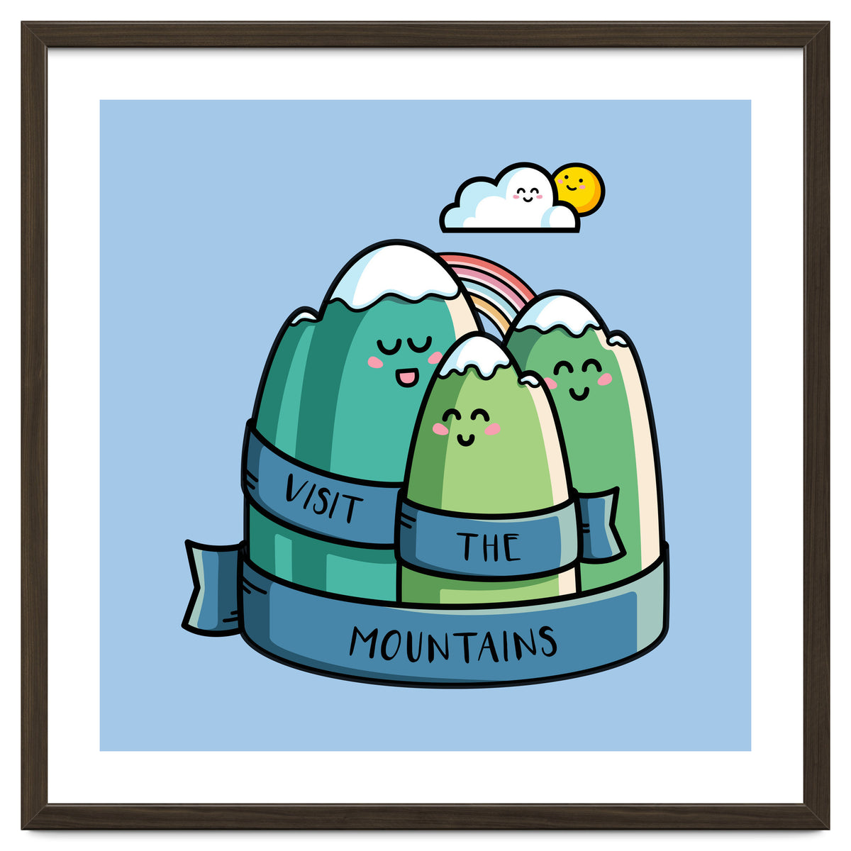 Kawaii Cute Visit the mountains