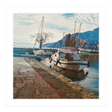 Boats on GardaSee, Italy. (Print Only) thumbnail