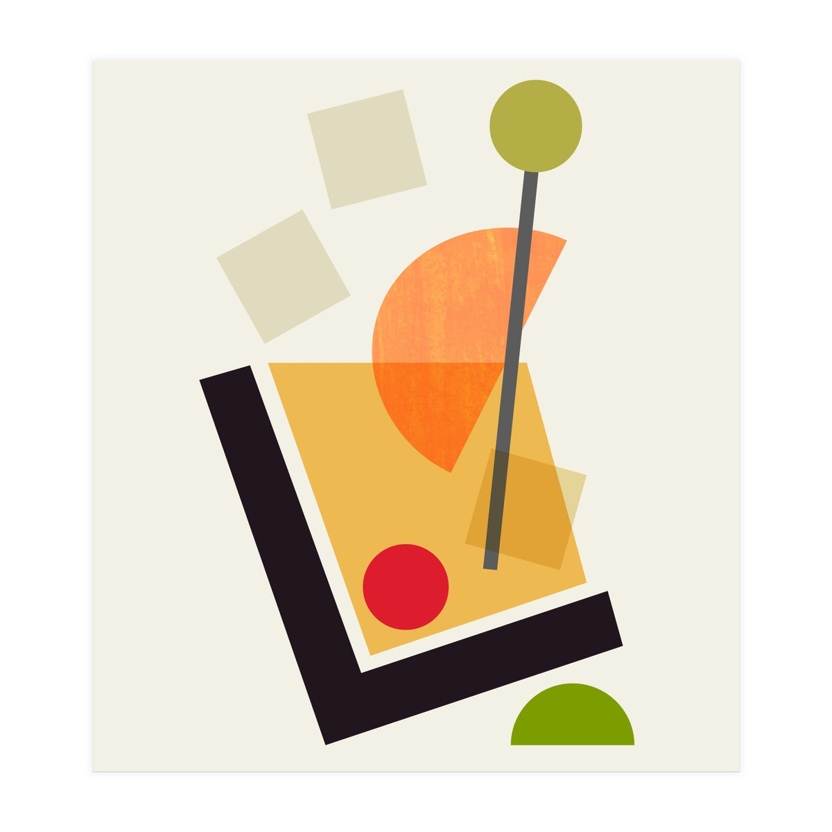 Cocktail III Old Fashioned (Print Only)