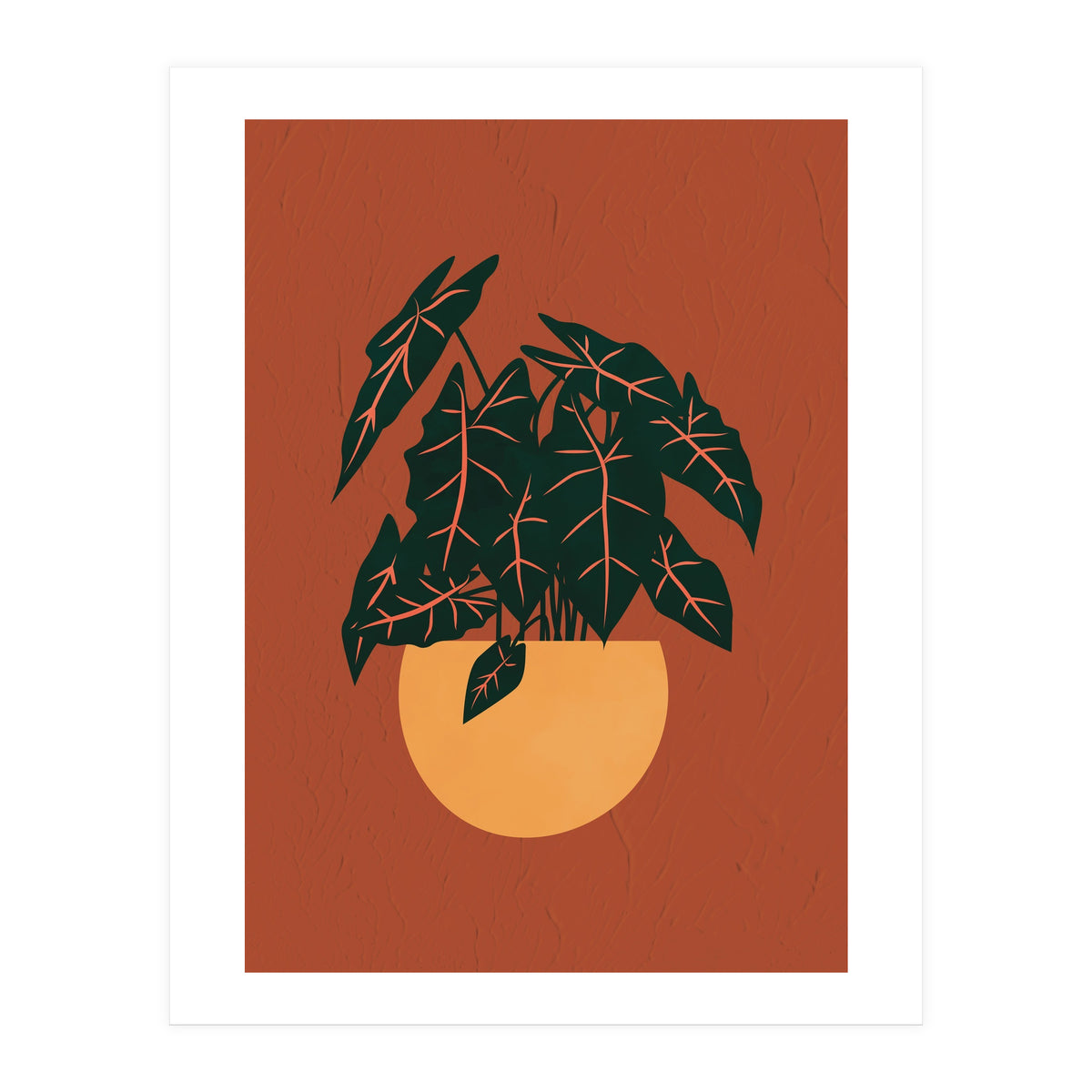 Botanical Boho Alocasia (Print Only)