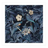 Exotic Jungle Birds At Night (Print Only) thumbnail