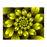 Yellow Floral Satin Wallpaper (Print Only) thumbnail