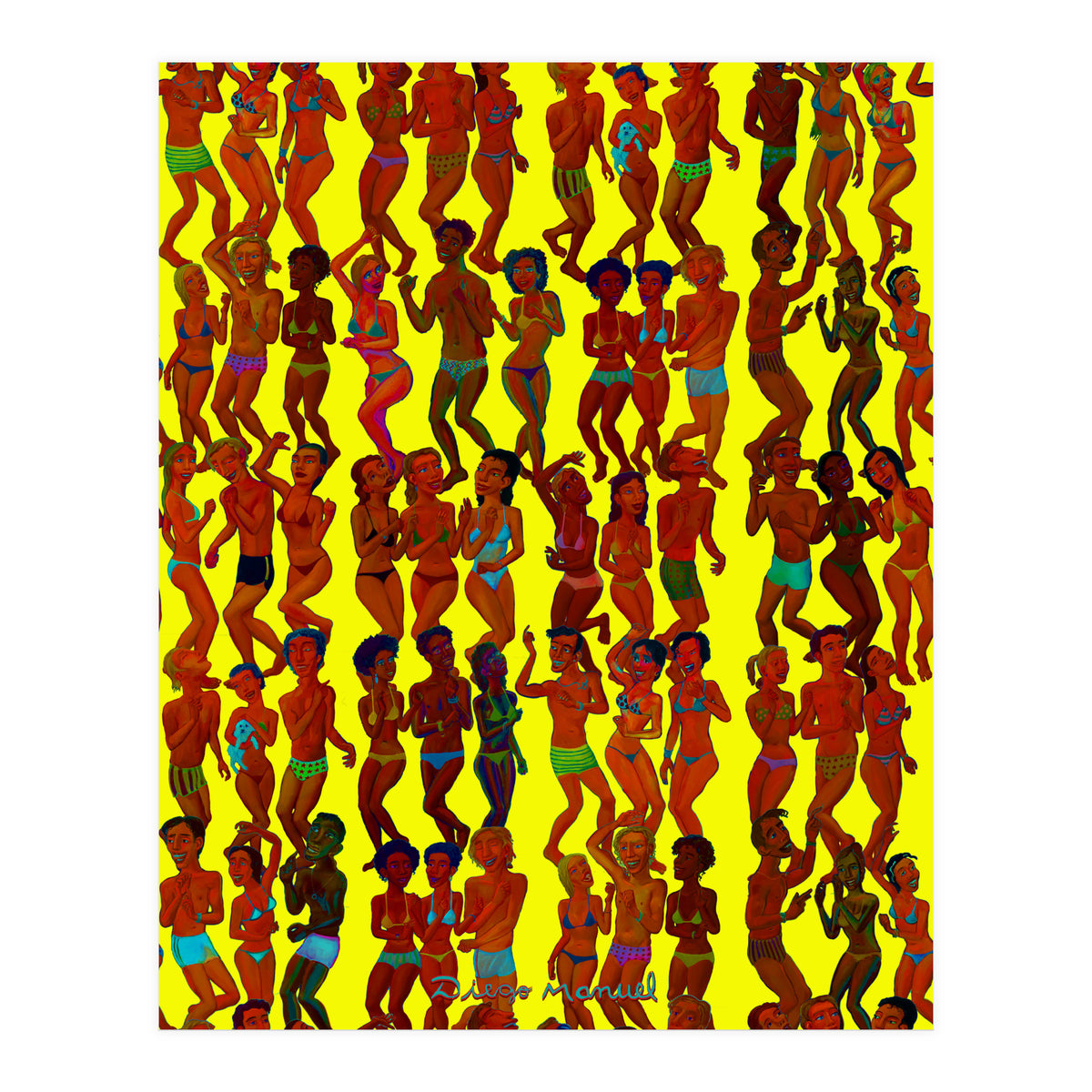 Fiesta En La Playa 11 (Print Only)