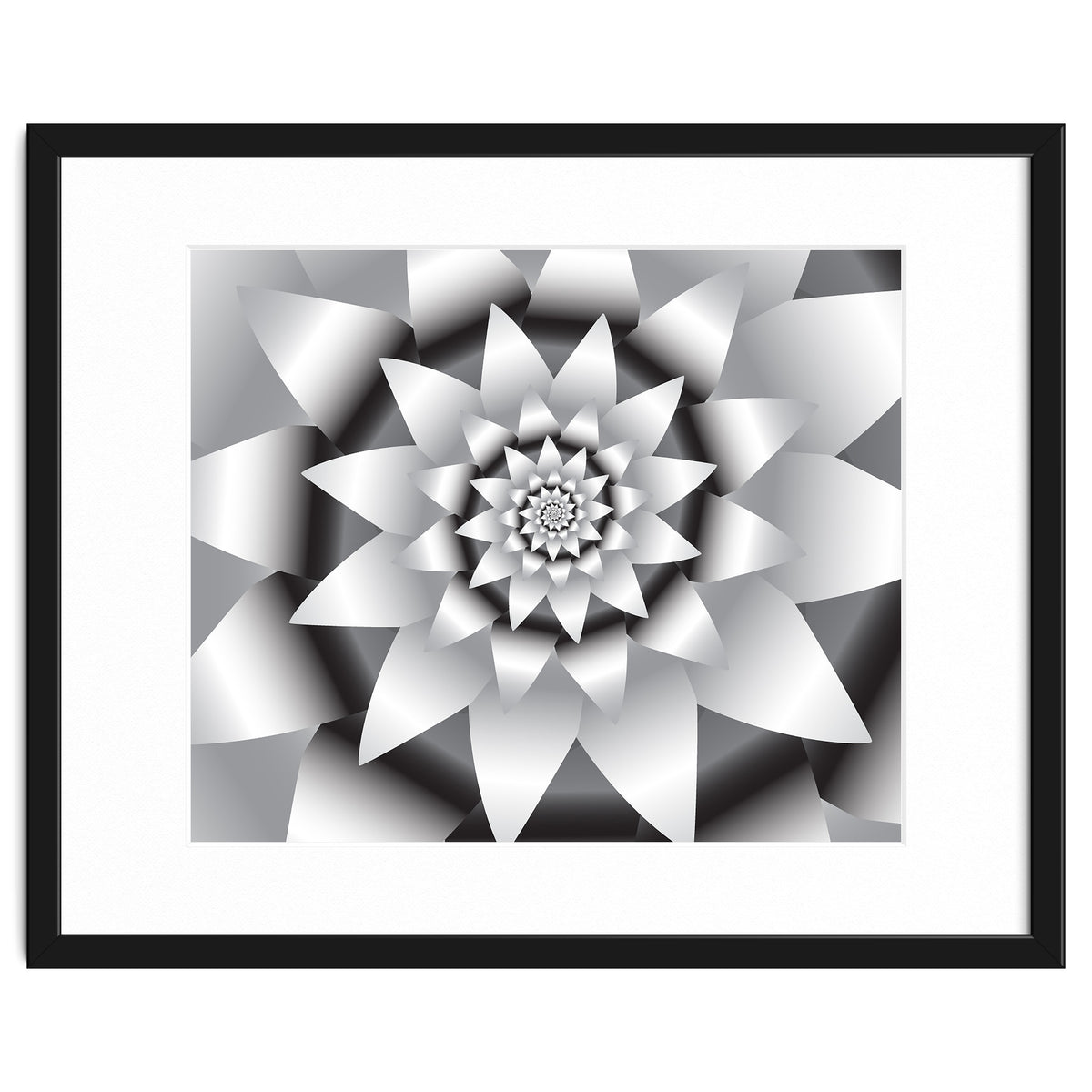 Abstract Modern Flower Design Art