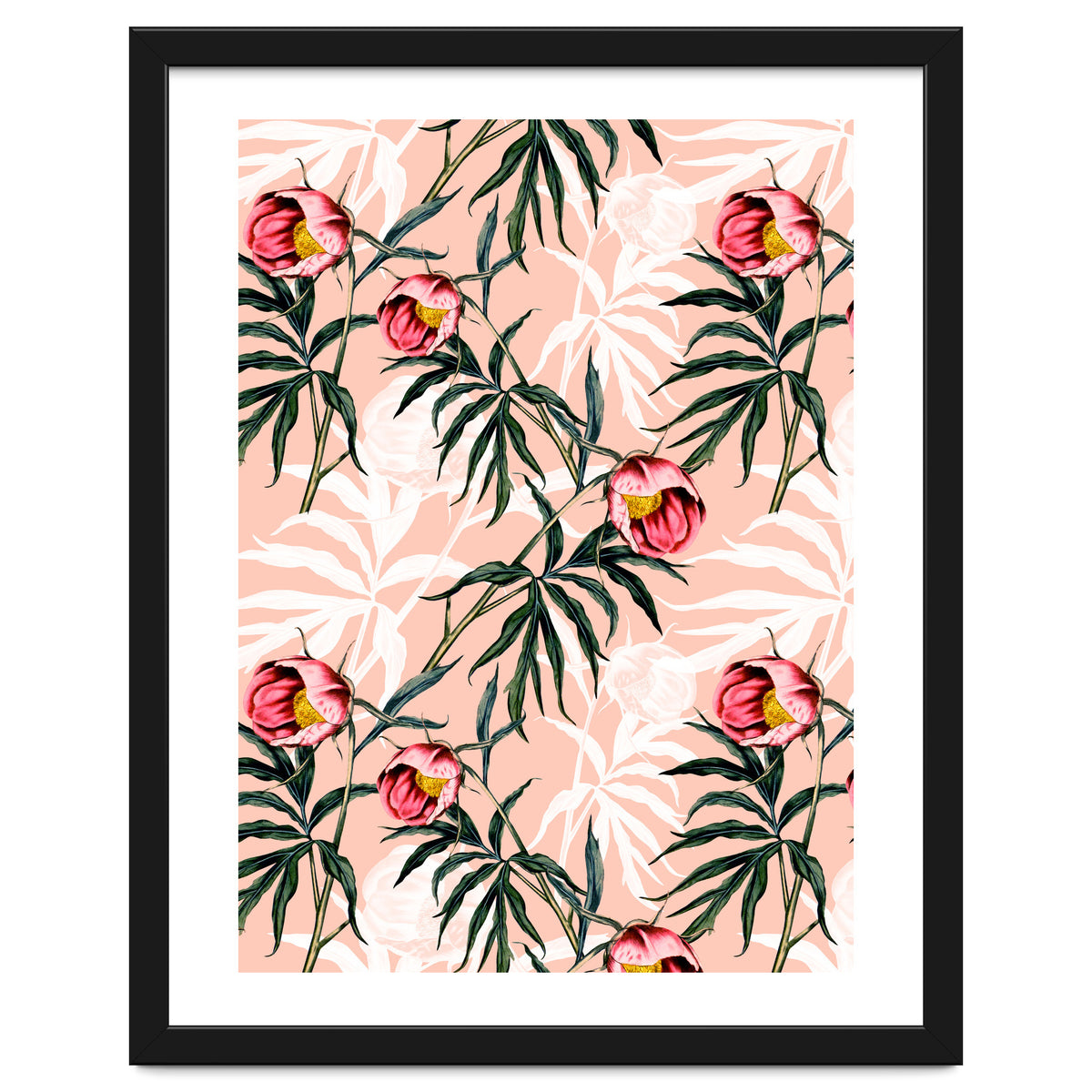 Flowery blooming pink