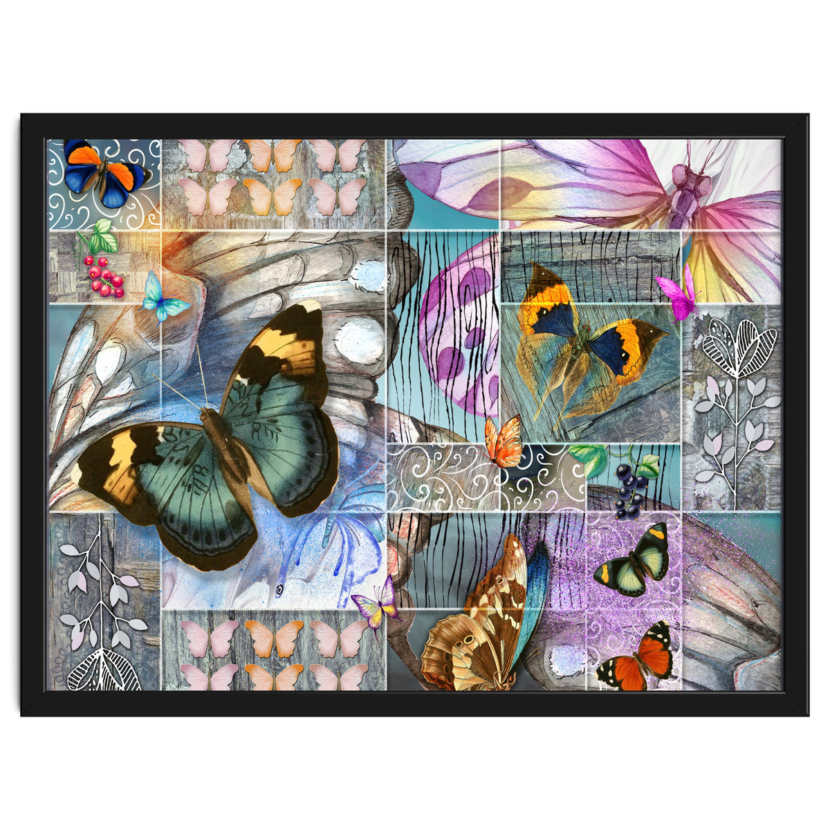 Butterfly Wings Collage