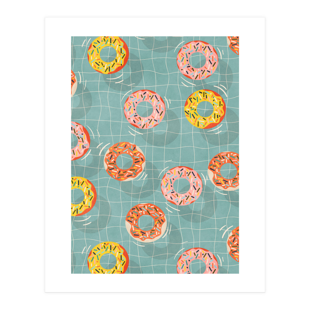 Pool Party Donuts (Print Only)
