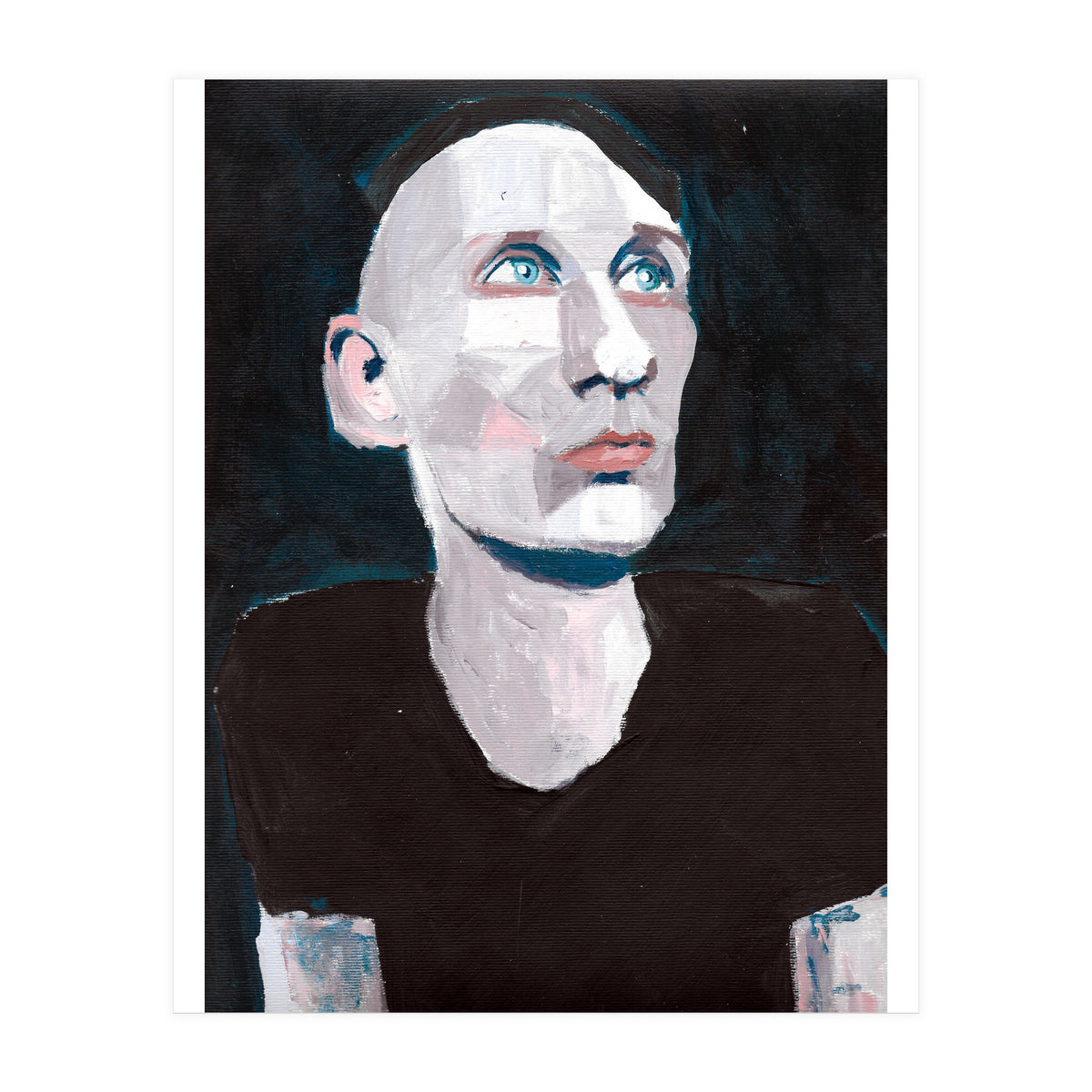 Untitled #029 - Man in black t-shirt (Print Only)