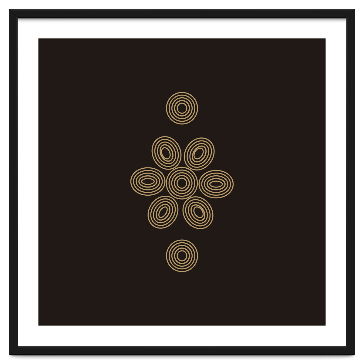 Geometric flower | minimal lines