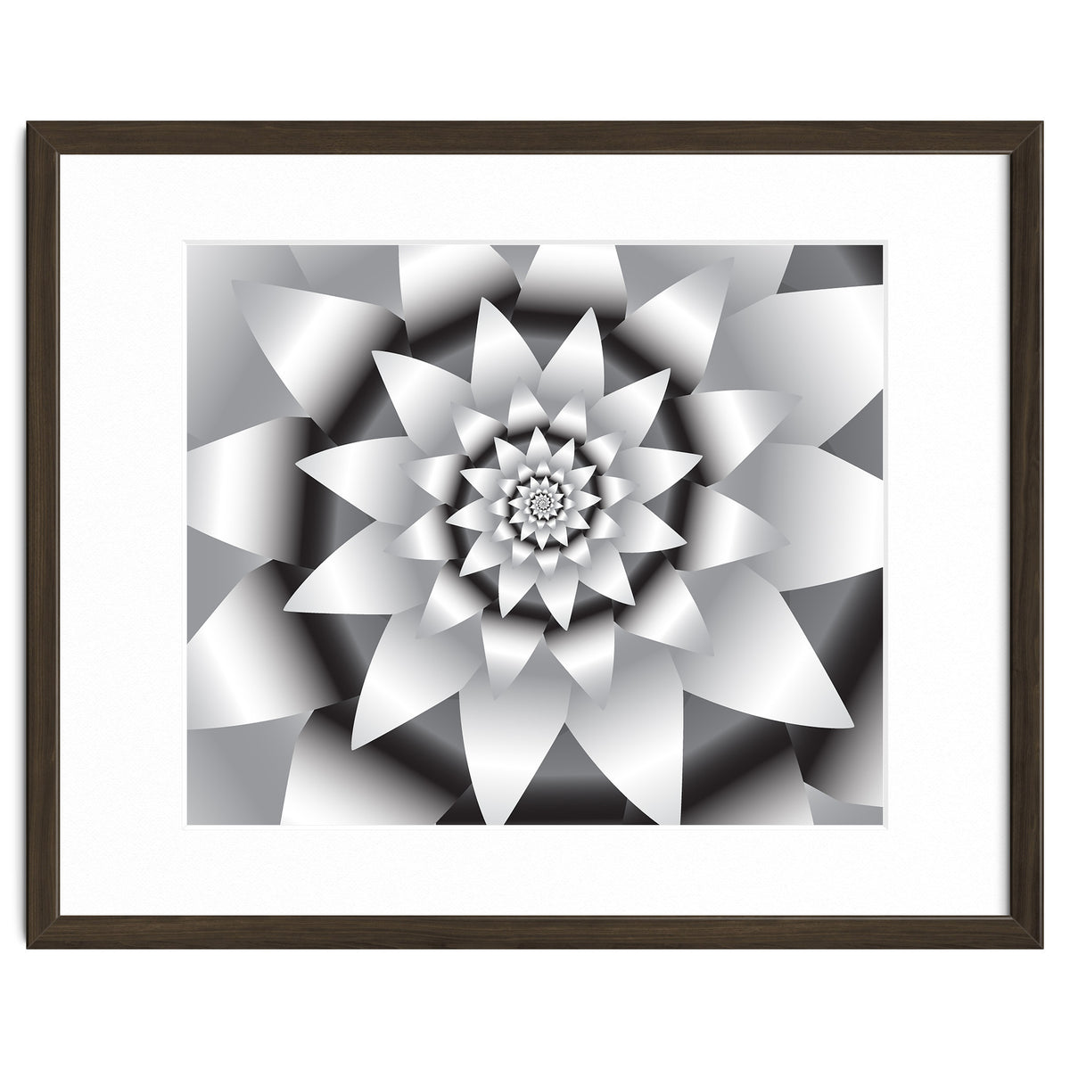 Abstract Modern Flower Design Art
