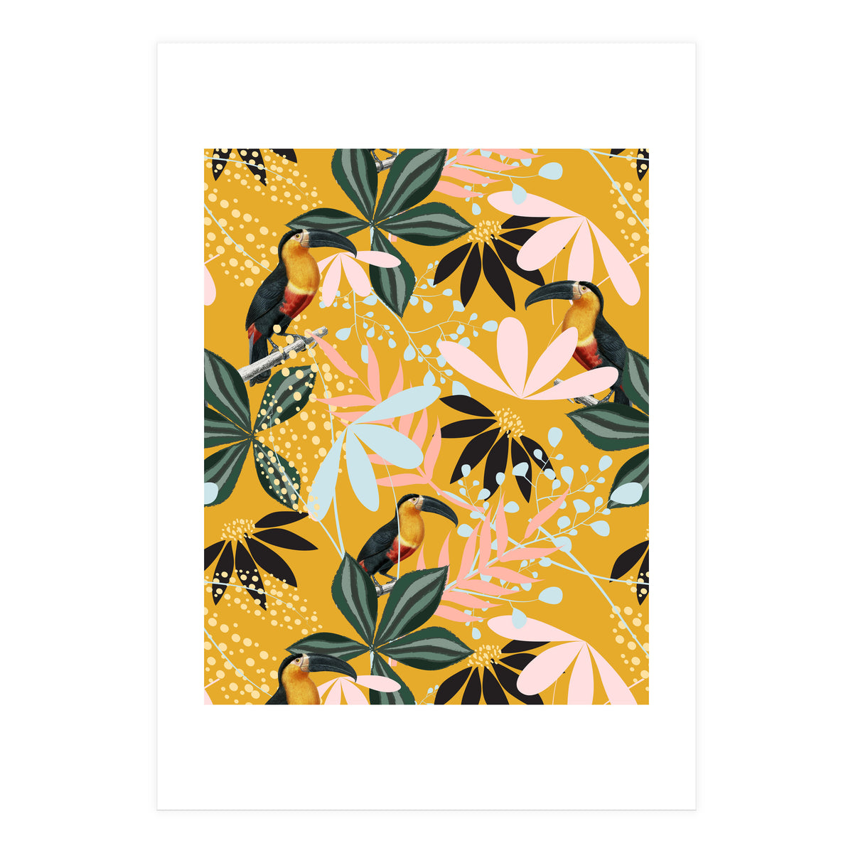 Tropical Toucan Garden (Print Only)