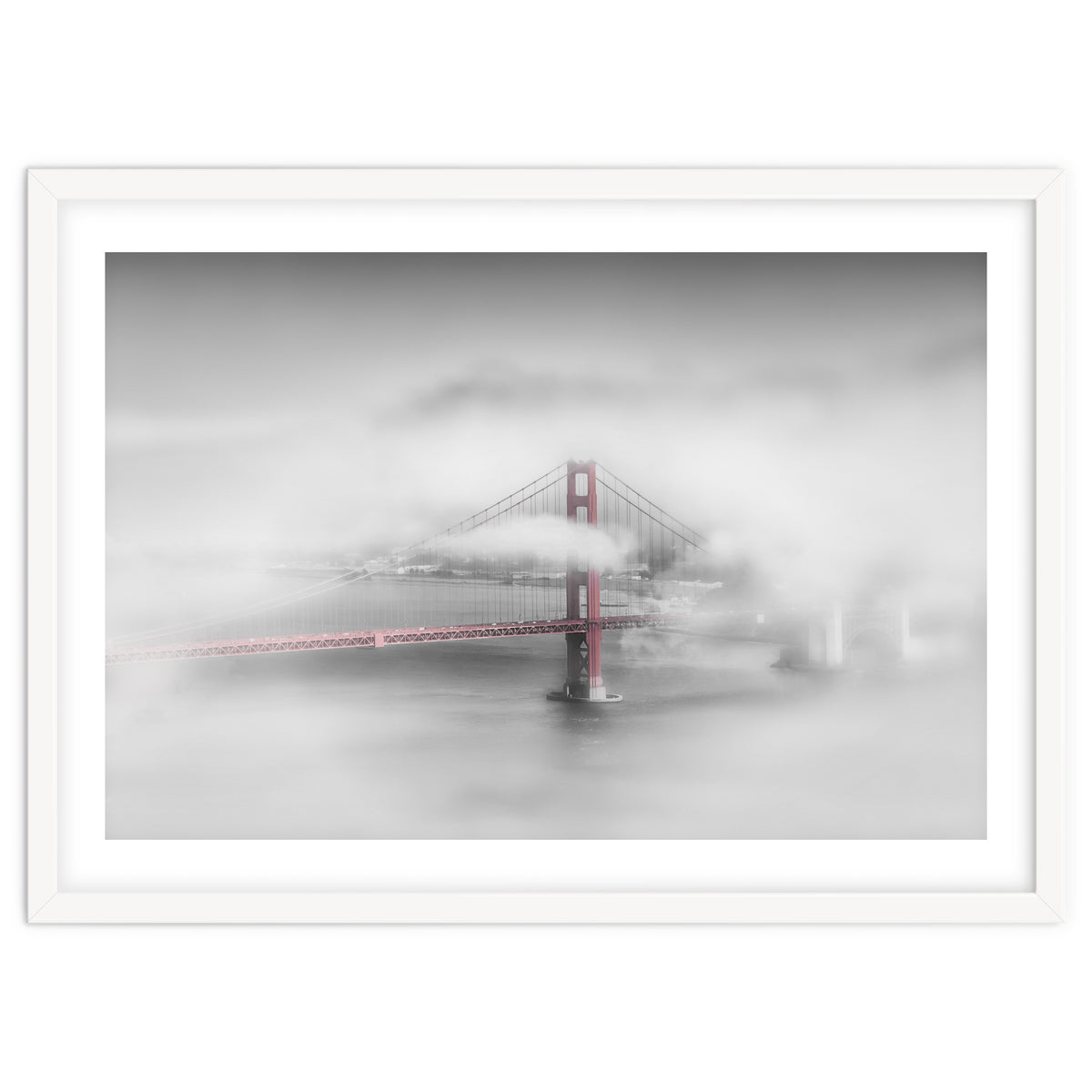 Foggy Golden Gate Bridge | colorkey