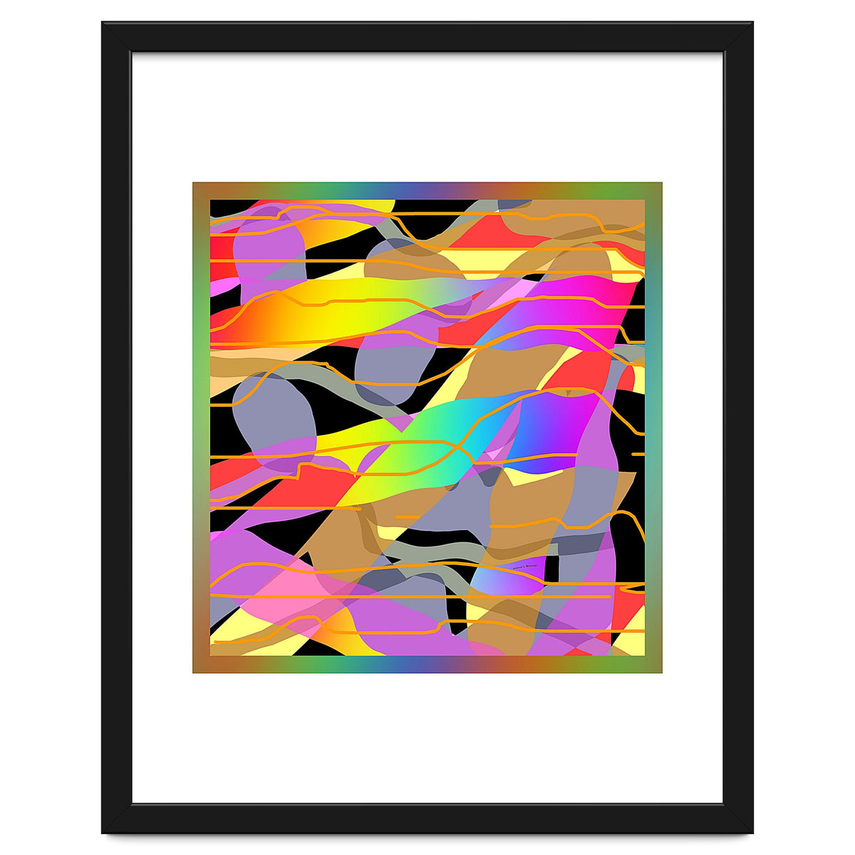 ABSTRACT COLOR BANDS