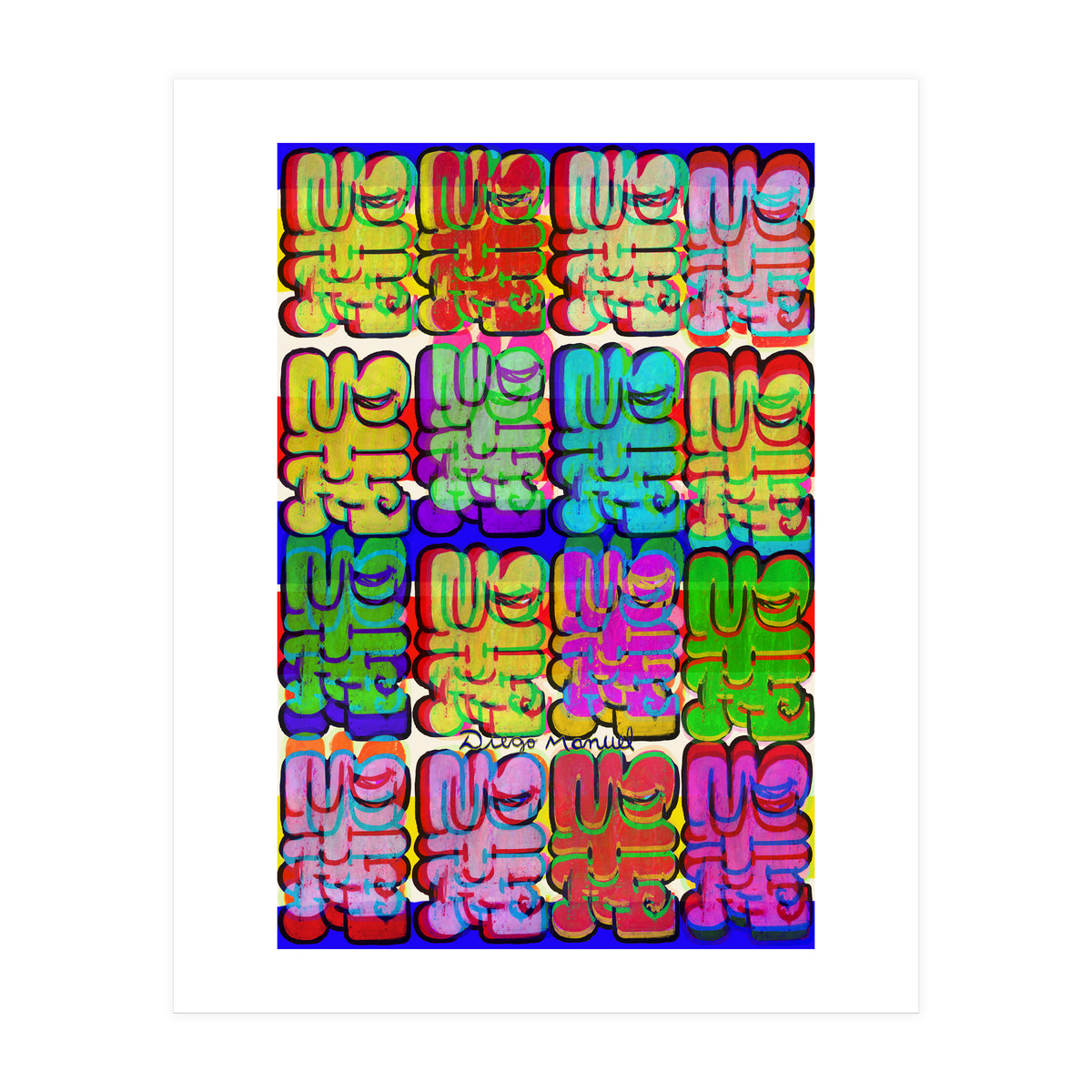 Graffitis 2021 Tapiz 125 (Print Only)