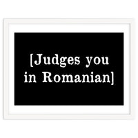 Judges You In Romanian