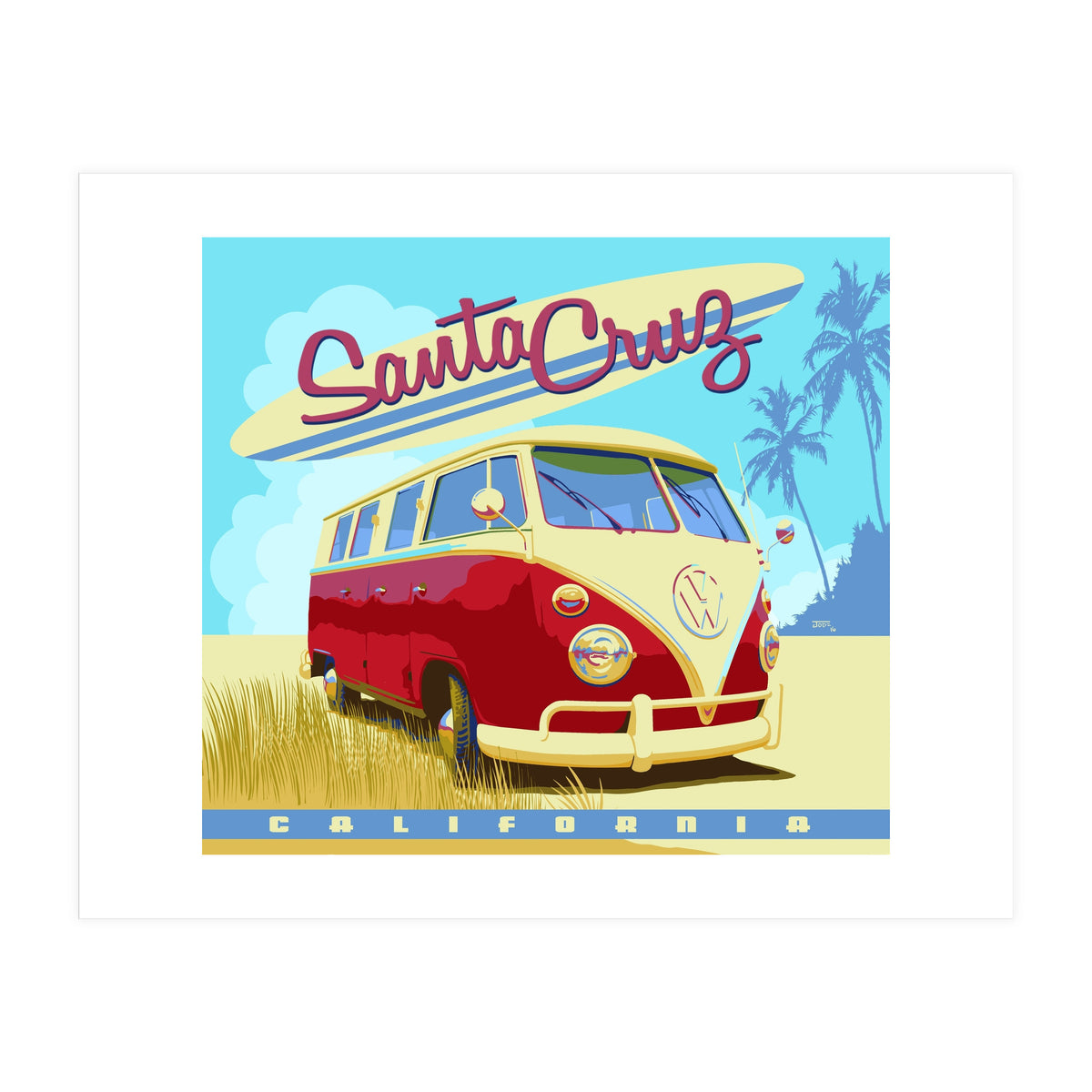 Santa Cruz California (Print Only)
