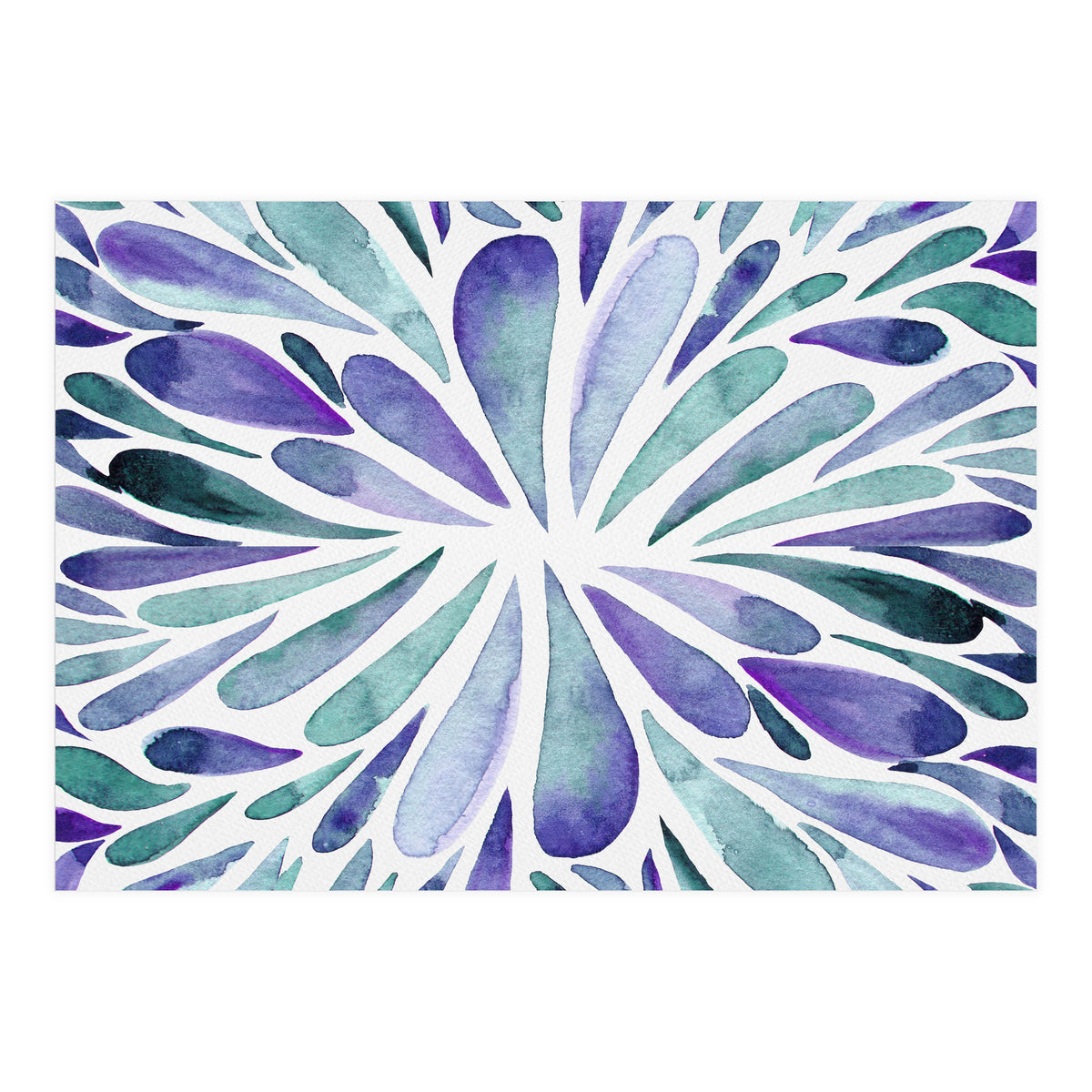 Retro abstract floral (Print Only)