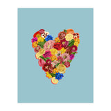 Heart Floral (Print Only) thumbnail