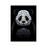 Tribal frontal Panda (Print Only) thumbnail