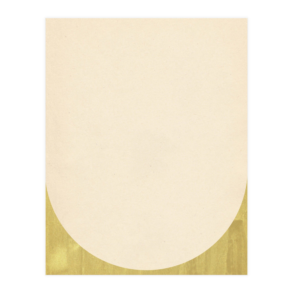 Soft green arch shape (Print Only)