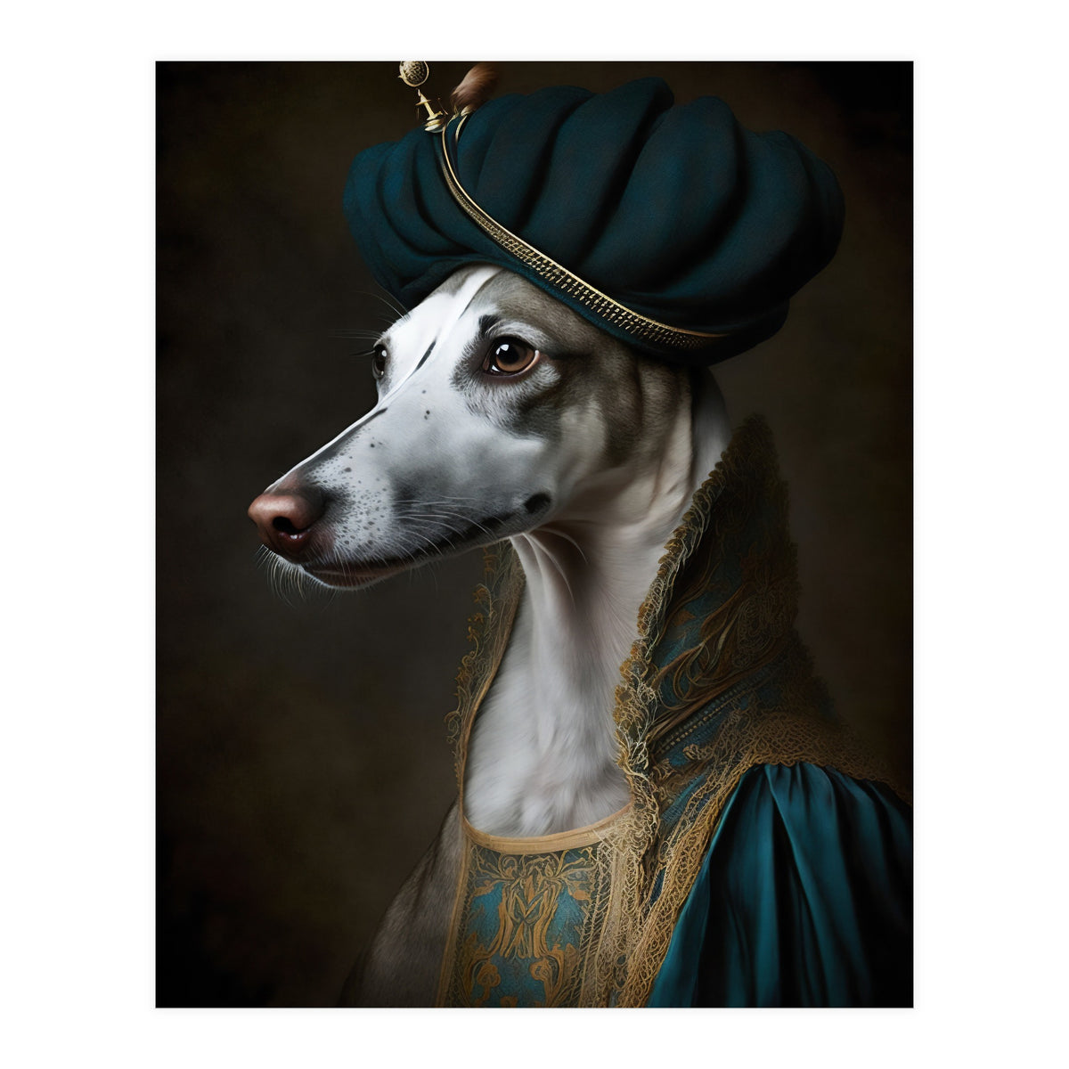 Regal Whippet (Print Only)