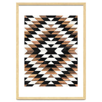 Urban Tribal Pattern No.13 - Aztec - Concrete and Wood