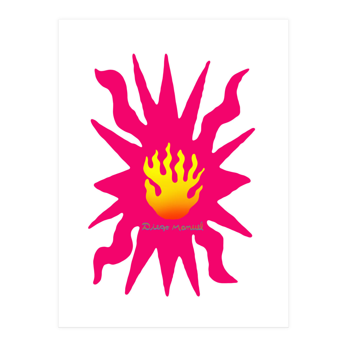 Fuego 38 Copia (Print Only)