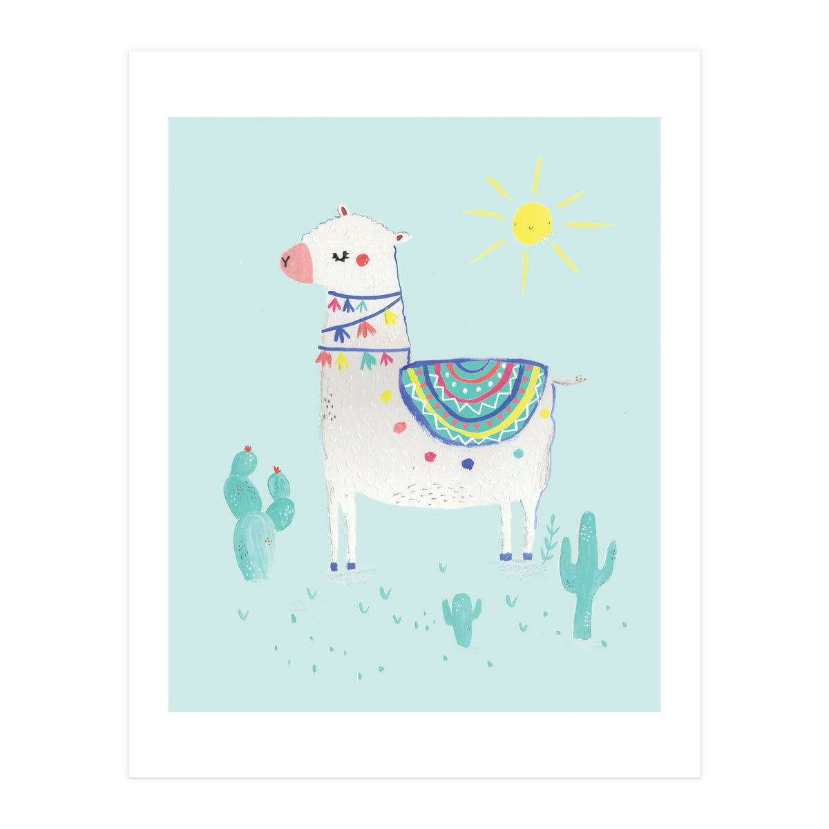 Sunshine Llama (Print Only)