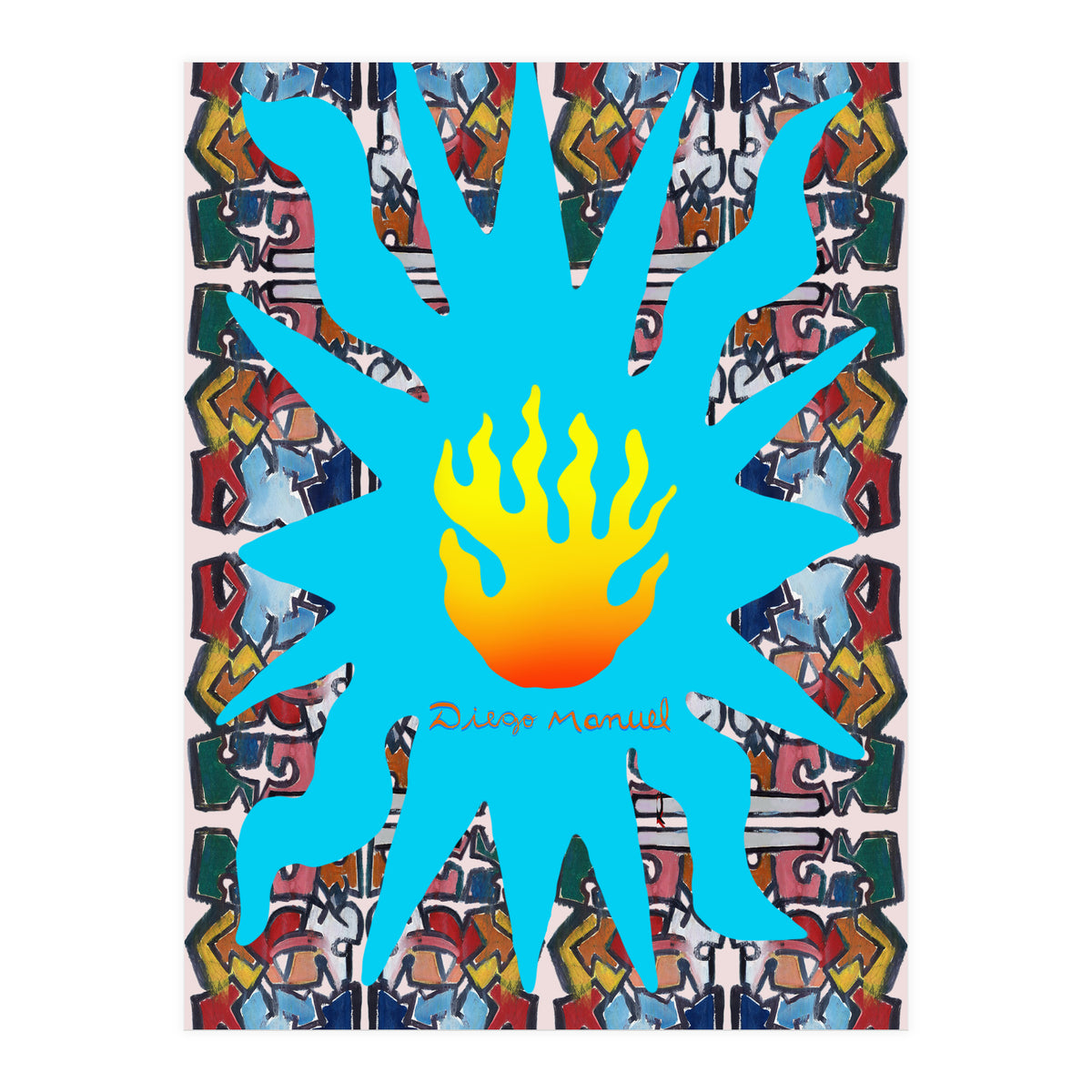 Fuego Y Graffiti 51 (Print Only)