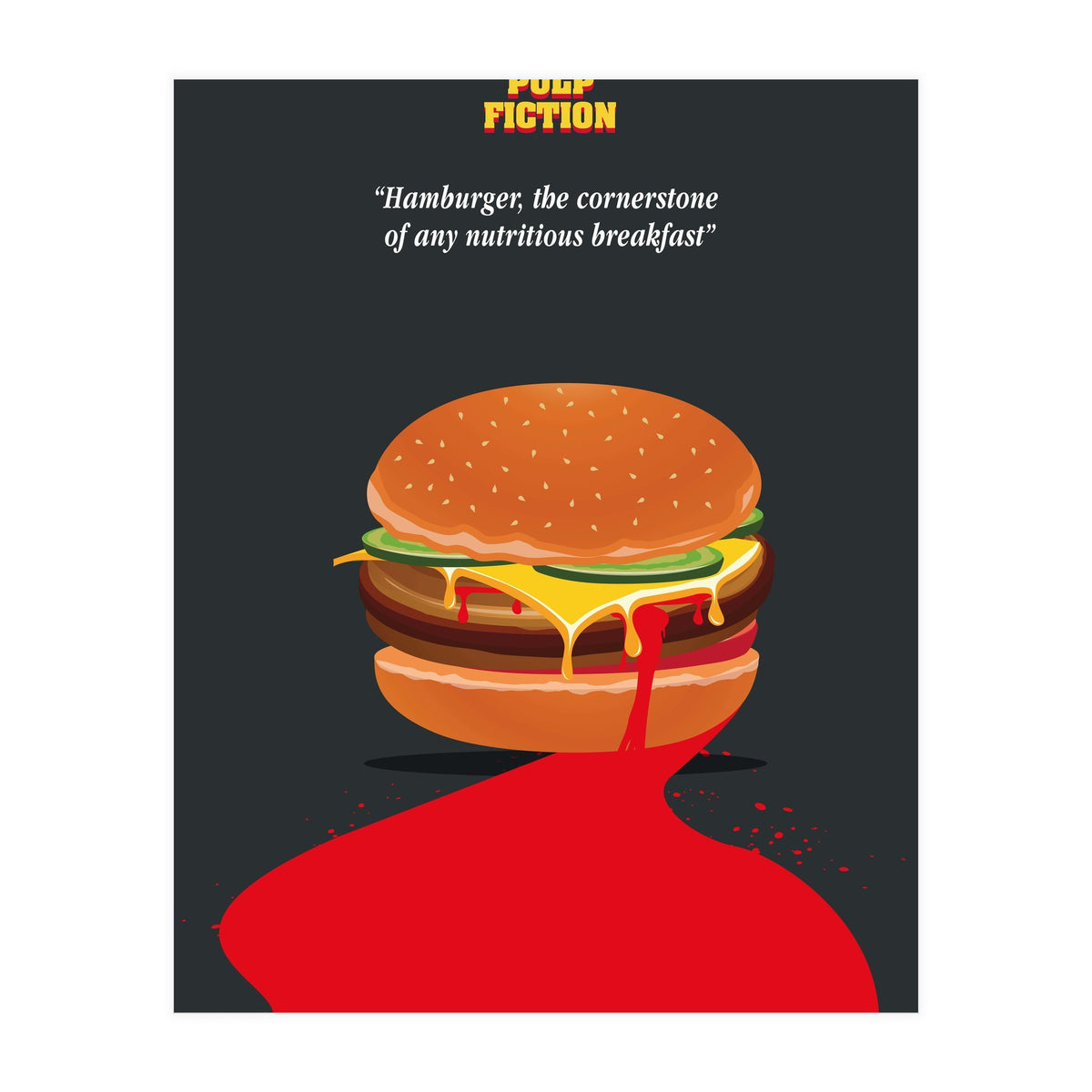 Jules Pulp Fiction movie poster (Print Only)