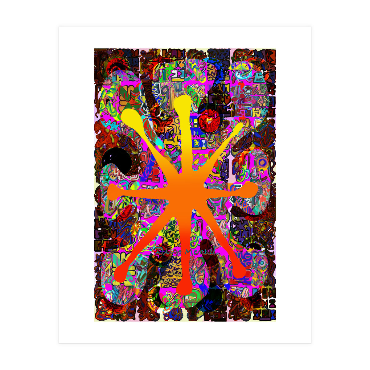 Fuego Y Graffiti 66 (Print Only)