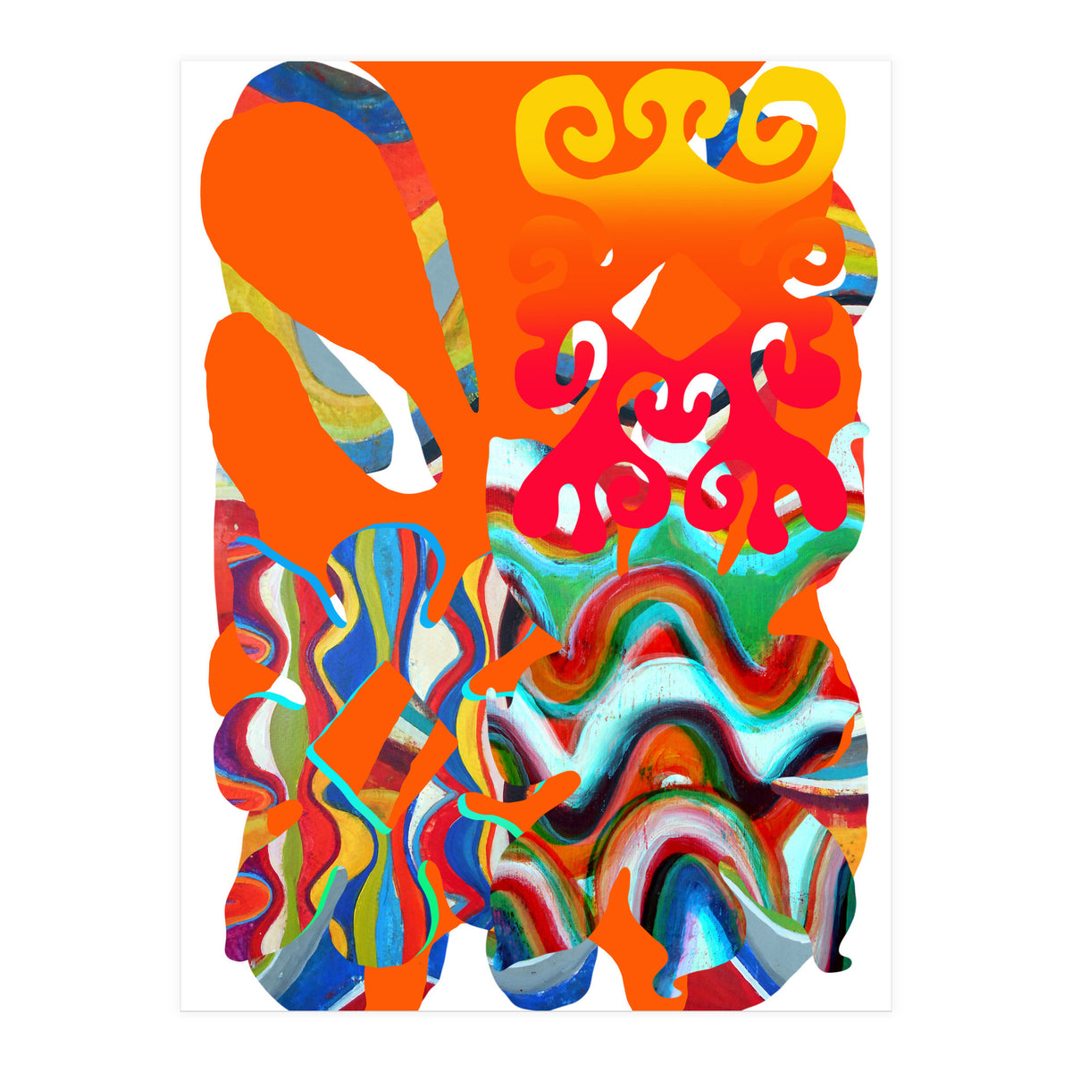 Pop Abstract Asimetrico 5 Copia (Print Only)