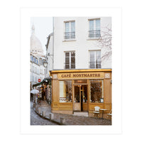 Cafe Montmartre in Paris (Print Only)