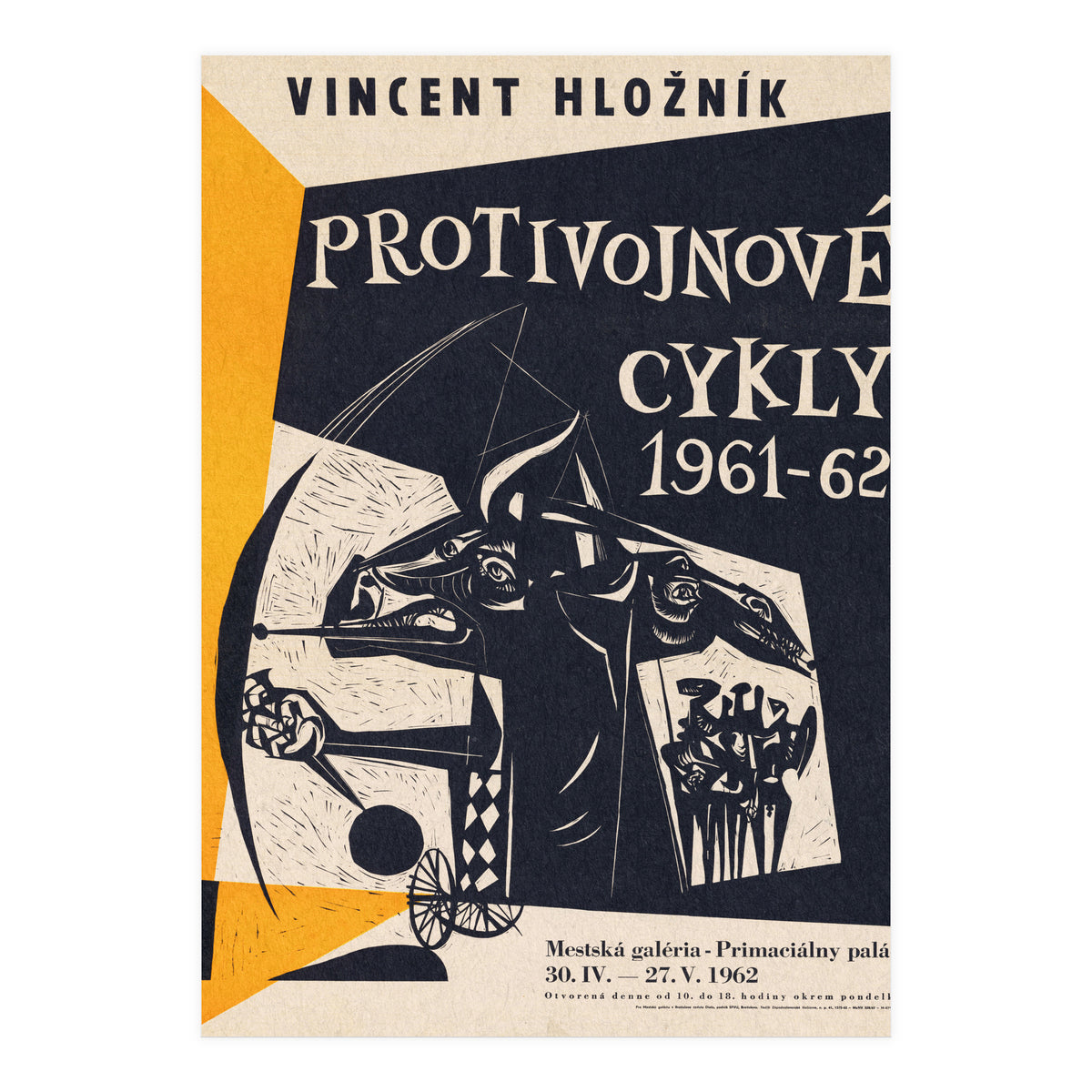 Vincent Hložník Anti War Exhibition (Print Only)