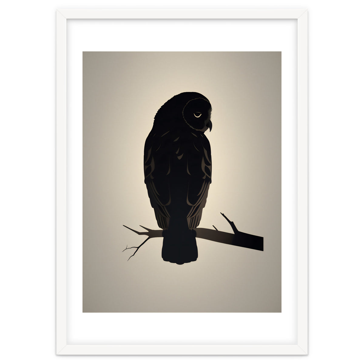 Owl Minimalist Picture