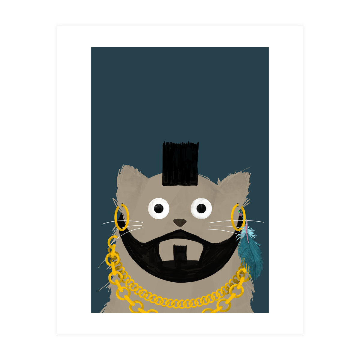 Doozal Cat Mr T (Print Only)