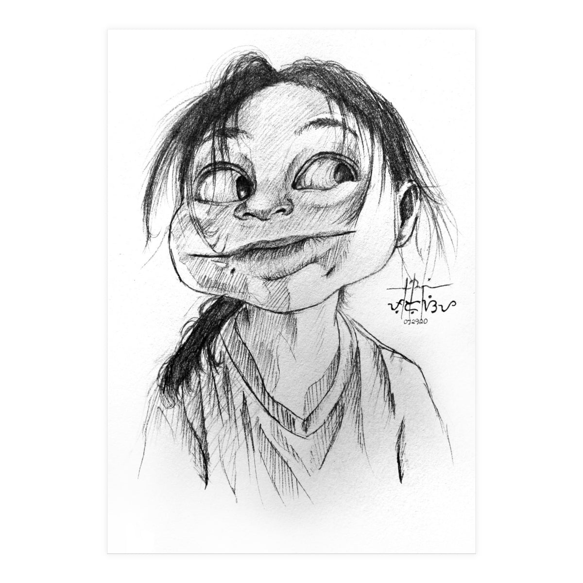 Hermit Caricature (Print Only)