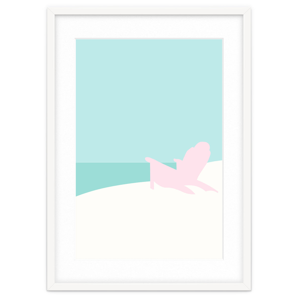 Minimal Beach Chair - Turquoise Coast