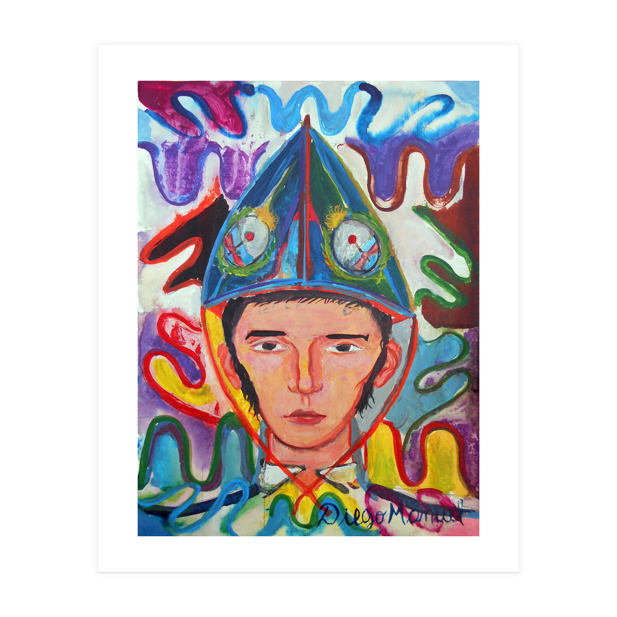 San Martin Con Sombrero Bicorneo (Print Only)