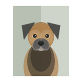 Mid Century Geometric Border Terrier Dog (Print Only) thumbnail