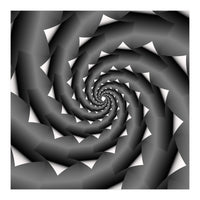 3D Abstract Spiral Design ART (Print Only)
