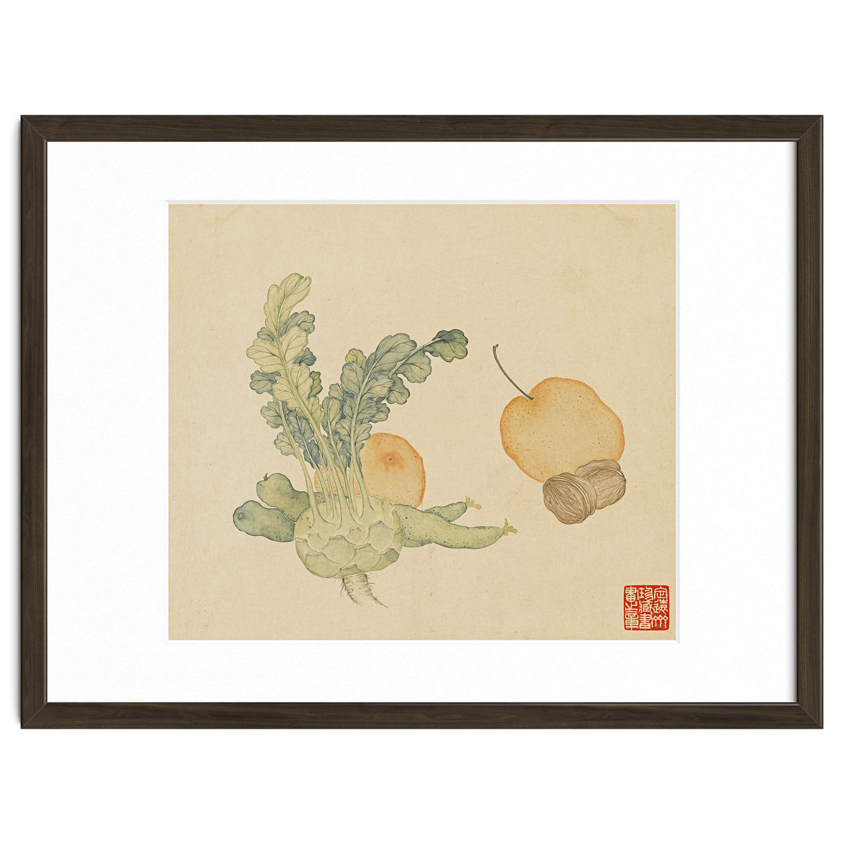 Wang Chengpi ~flowers And Vegetables, Vegetables, Fruits, Epiphyllum, Pears, Peppers