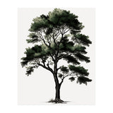 Tree Minimalist Watercolor (Print Only) thumbnail