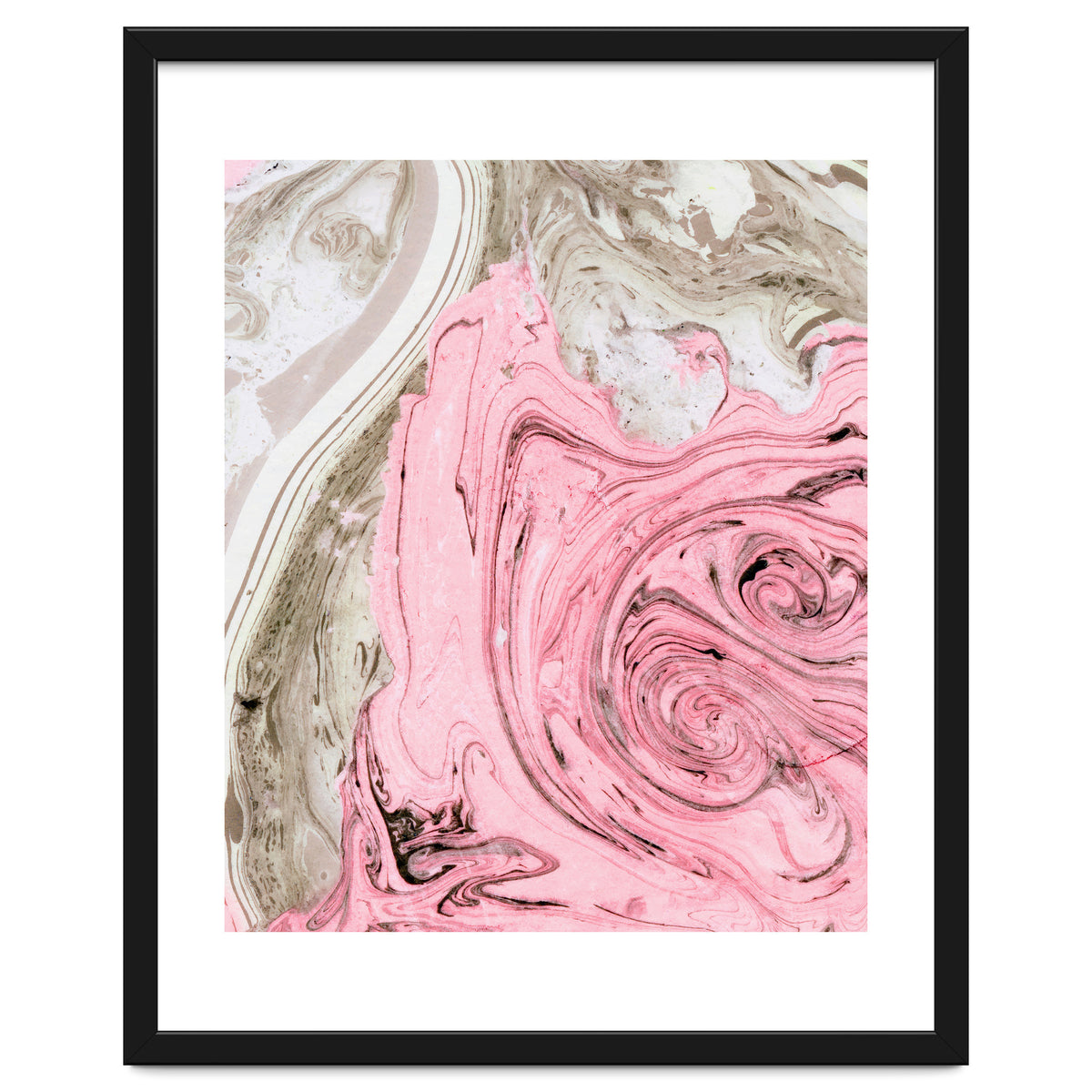 Nude+ Pink Marbling Art #society6 #decor #buyart