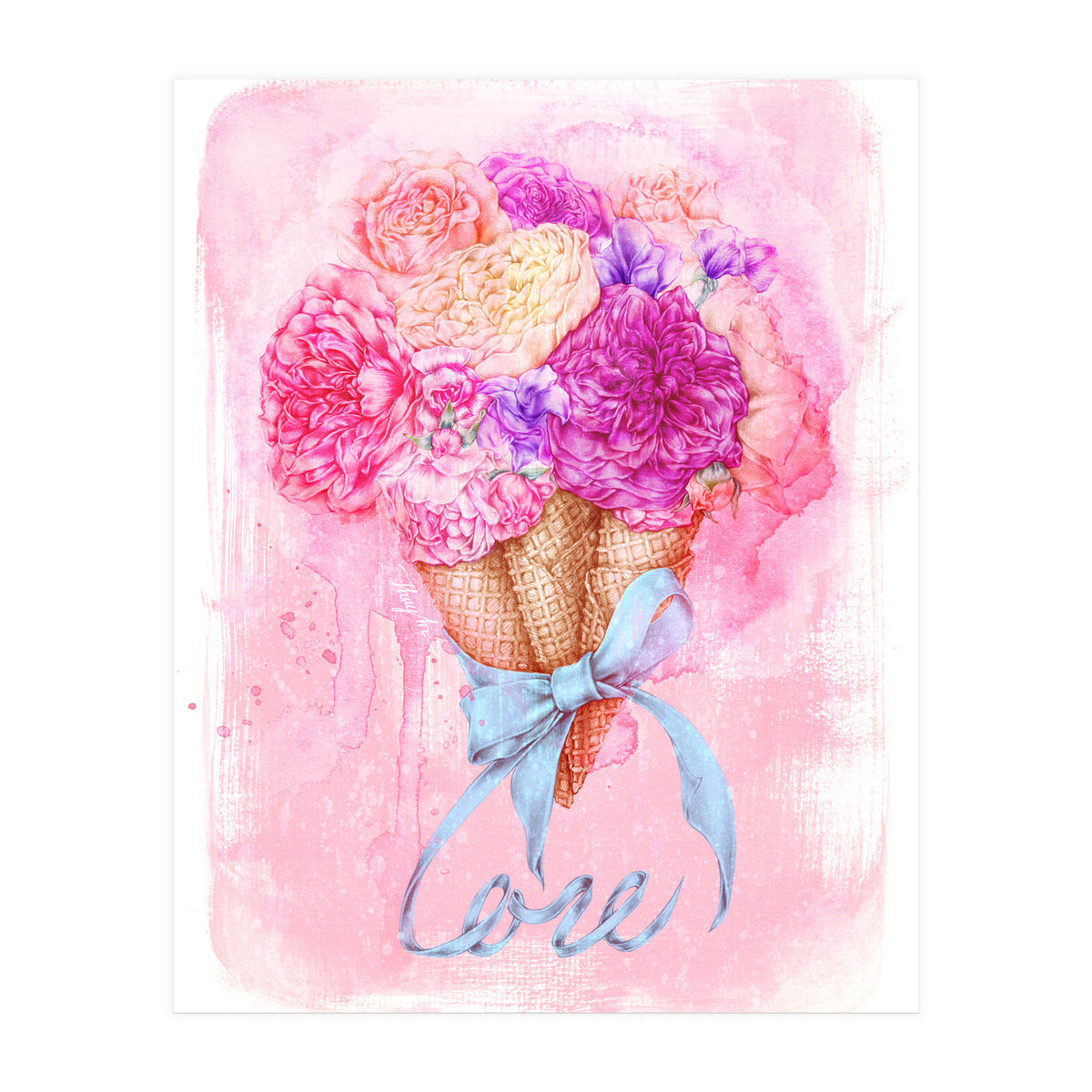 Icecream Bouquet (Print Only)